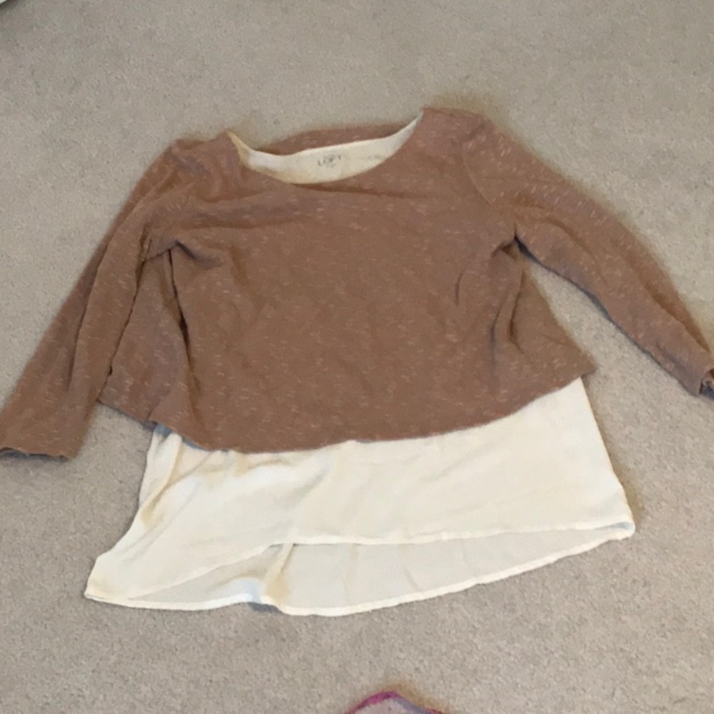 Loft long sleeve mesh bottom